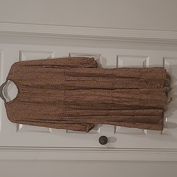 Old Navy Dresses & Skirts - Old Navy Long Sleeve Leopard Dress XL